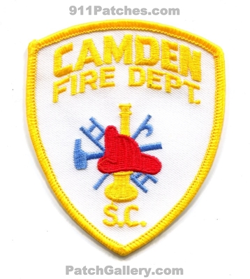 Camden Fire Department Patch (South Carolina)
Scan By: PatchGallery.com
Keywords: dept.