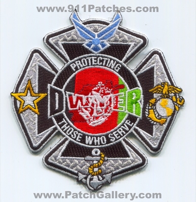 Camp Dwyer Fire Department Military Patch (Afghanistan)
Scan By: PatchGallery.com
Keywords: dept. united states army air force usaf marine corps usmc navy usn protecting those who serve