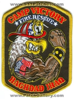 Camp Victory Fire Rescue Department (Iraq)
Scan By: PatchGallery.com
Keywords: dept. 1 military baghdad