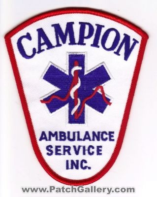 Campion Ambulance Service Inc
Thanks to Michael J Barnes for this scan.
Keywords: connecticut ems