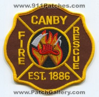 Canby Fire Rescue Department (Oregon)
Scan By: PatchGallery.com
Keywords: dept.