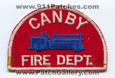 Canby Fire Department Patch (UNKNOWN STATE)
Scan By: PatchGallery.com
Keywords: dept.