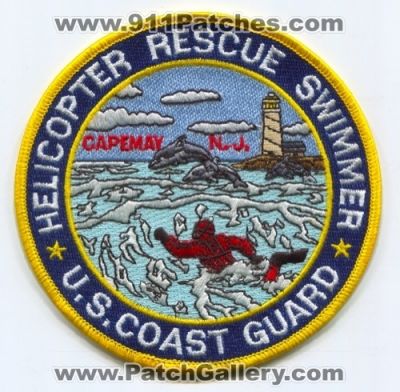 Cape May Helicopter Rescue Swimmer (New Jersey)
Scan By: PatchGallery.com
Keywords: uscg coast guard u.s.