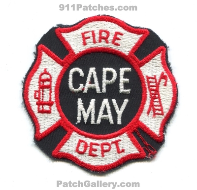 Cape May Fire Department Patch (New Jersey)
Scan By: PatchGallery.com
Keywords: dept.