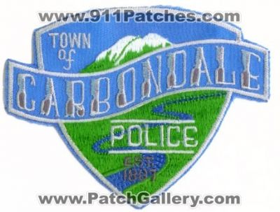 Carbondale Police Department (Colorado)
Thanks to apdsgt for this scan.
Keywords: dept. town of