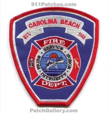 Carolina Beach Fire Department Patch (North Carolina)
Scan By: PatchGallery.com
Keywords: dept. est. 1826 pride service honor integrity