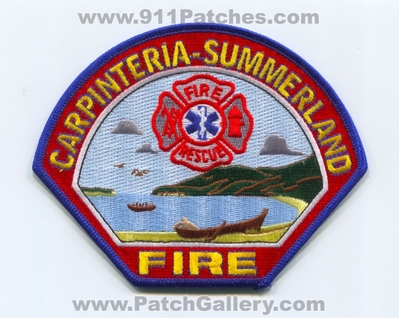 Carpinteria-Summerland Fire Rescue Department Patch (California)
Scan By: PatchGallery.com
Keywords: dept.