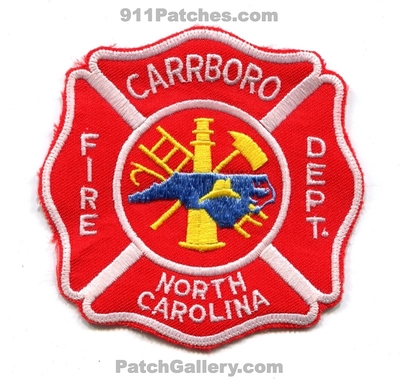 Carrboro Fire Department Patch (North Carolina)
Scan By: PatchGallery.com
Keywords: dept.