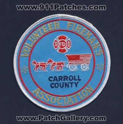 Carroll County Volunteer Fireman's Association (Maryland)
Thanks to Paul Howard for this scan.
Keywords: firemans department dept. fd