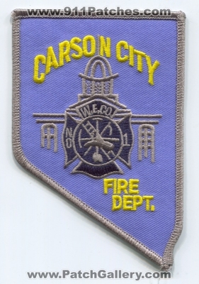 Carson City Fire Department Warren Engine Company Number 1 (Nevada)
Scan By: PatchGallery.com
Keywords: dept. w.e.co. weco no. #1 state shape