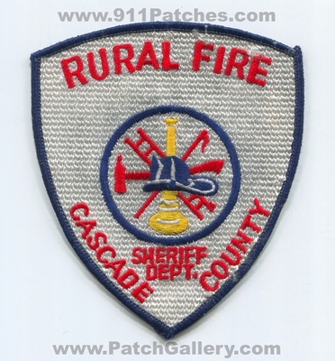 Cascade County Rural Fire Council Patch (Montana)
Scan By: PatchGallery.com
Keywords: co. department dept. sheriffs office