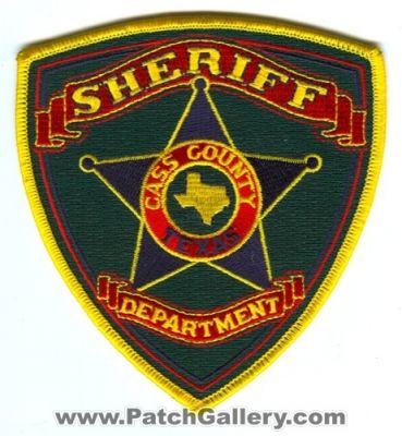 Cass County Sheriff Department (Texas)
Scan By: PatchGallery.com
