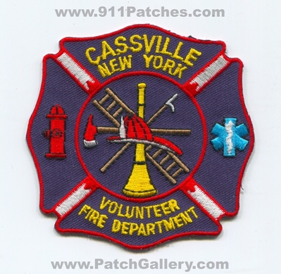 Cassville Volunteer Fire Department Patch (New York)
Scan By: PatchGallery.com
Keywords: vol. dept.