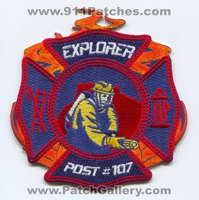 Castle Rock Fire and Rescue Department Explorer Post 107 Patch (Colorado)
[b]Scan From: Our Collection[/b]
[b]Patch Made By: 911Patches.com[/b]
Keywords: & dept. crfd c.r.f.d. #107