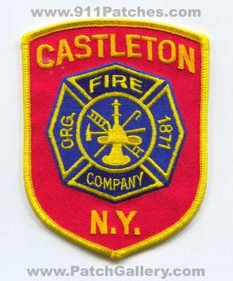 Castleton Fire Company Patch (New York)
Scan By: PatchGallery.com
Keywords: co. department dept. n.y. ny org. 1871
