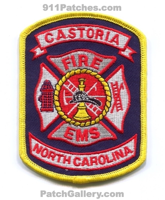Castoria Fire Department Patch (North Carolina)
Scan By: PatchGallery.com
Keywords: ems dept.