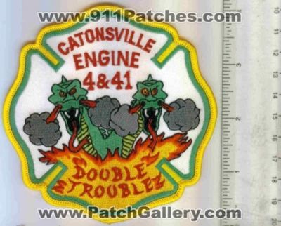 Catonsville Fire Engine 4 and 41 (Maryland)
Thanks to Mark C Barilovich for this scan.
Keywords: &