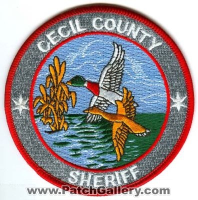 Cecil County Sheriff (Maryland)
Scan By: PatchGallery.com
