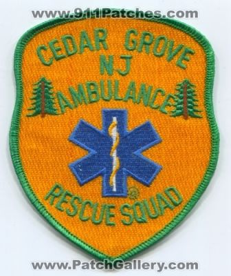 Cedar Grove Ambulance Rescue Squad (New Jersey)
Scan By: PatchGallery.com
Keywords: ems nj