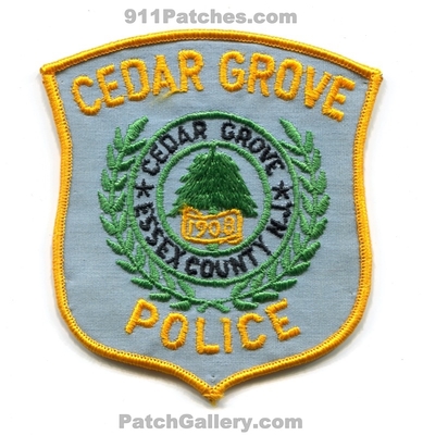 Cedar Grove Police Department Essex County Patch (New Jersey)
Scan By: PatchGallery.com
Keywords: dept. co. 1908