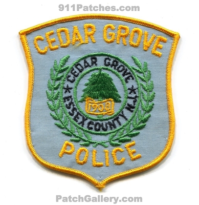 Cedar Grove Police Department Essex County Patch (New Jersey)
Scan By: PatchGallery.com
Keywords: dept. co. 1908