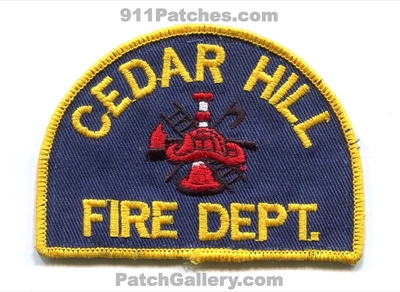 Cedar Hill Fire Department Patch (Texas)
Scan By: PatchGallery.com
Keywords: dept.