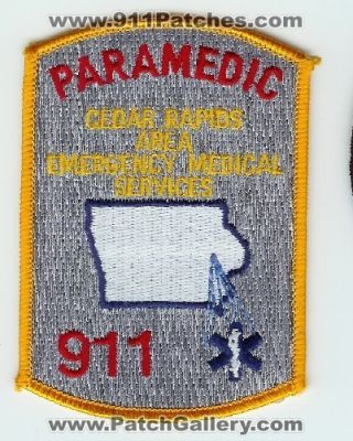 Cedar Rapids Area Emergency Medical Services Paramedic (Iowa)
Thanks to Mark C Barilovich for this scan.
Keywords: ems 911