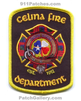 Celina Fire Department Patch (Texas)
Scan By: PatchGallery.com
Keywords: dept. est. 1912