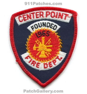 Center Point Fire Department Patch (Alabama)
Scan By: PatchGallery.com
Keywords: dept. founded 1965