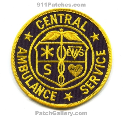 Central Ambulance Services EMS Patch (UNKNOWN STATE)
Scan By: PatchGallery.com
Keywords: emergency medical