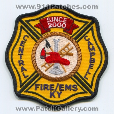 Central Campbell Fire EMS Department Patch (Kentucky)
Scan By: PatchGallery.com
Keywords: dept.