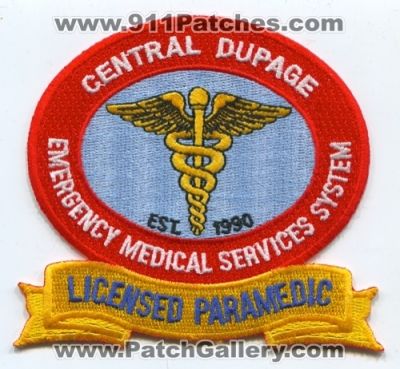 Central Dupage Emergency Medical Services System Licensed Paramedic (Illinois)
Scan By: PatchGallery.com
Keywords: ems