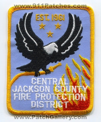 Central Jackson County Fire Protection District Patch (Missouri)
Scan By: PatchGallery.com
Keywords: co. prot. dist. department dept.