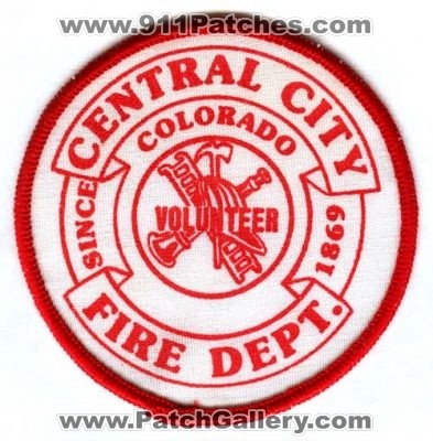 Central City Volunteer Fire Department Patch (Colorado)
[b]Scan From: Our Collection[/b]
Keywords: dept.