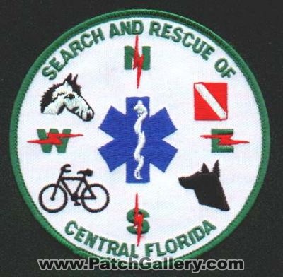 Search and Rescue of Central Florida
Thanks to EmblemAndPatchSales.com for this scan.
Keywords: florida ems sar