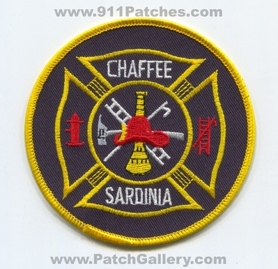 Chaffee Sardinia Fire Department Patch (New York)
Scan By: PatchGallery.com
Keywords: dept.
