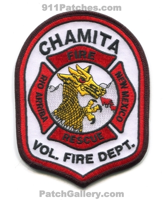 Chamita Volunteer Fire Rescue Department Rio Arriba Patch (New Mexico)
Scan By: PatchGallery.com
Keywords: vol. dept.
