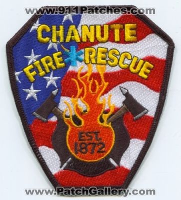 Chanute Fire Rescue Department Patch (Kansas)
Scan By: PatchGallery.com
Keywords: dept.