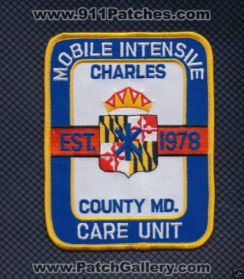 Charles County Mobile Intensive Care Unit (Maryland)
Thanks to Paul Howard for this scan.
Keywords: ems micu md.