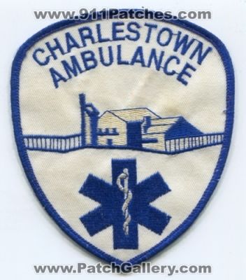 Charlestown Ambulance Patch (New Hampshire)
Scan By: PatchGallery.com
Keywords: ems