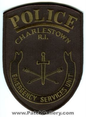 Charlestown Police Emergency Services Unit (Rhode Island)
Scan By: PatchGallery.com
Keywords: esu