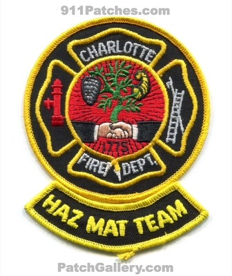 Charlotte Fire Department HazMat Team Patch (North Carolina)
Scan By: PatchGallery.com
Keywords: dept. haz-mat hazardous materials