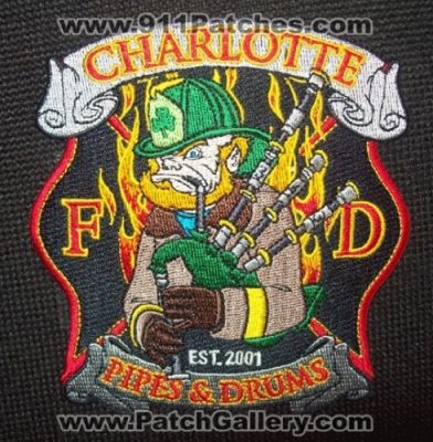 Charlotte Fire Department Pipes and Drums (North Carolina)
Thanks to Matthew Marano for this picture.
Keywords: & dept. fd