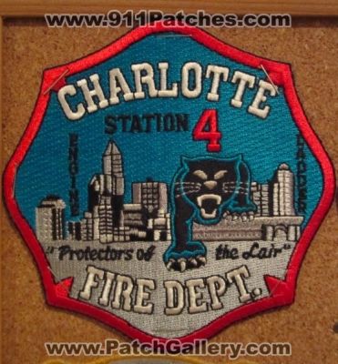 Charlotte Fire Department Station 4 (North Carolina)
Picture By: PatchGallery.com
Thanks to Jeremiah Herderich
Keywords: dept. engine ladder