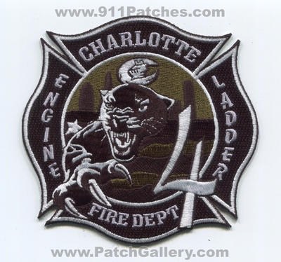 Charlotte Fire Department Station 4 Patch (North Carolina)
Scan By: PatchGallery.com
Keywords: Dept. Engine Ladder Company Co. Subdued