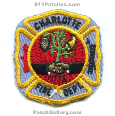 Charlotte Fire Department Patch (North Carolina)
Scan By: PatchGallery.com
Keywords: dept. 1775