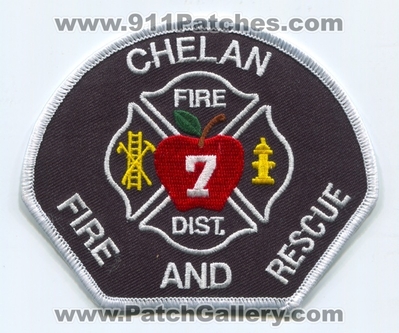 Chelan County Fire District 7 Patch (Washington)
Scan By: PatchGallery.com
Keywords: co. dist. number no. #7 and rescue department dept.