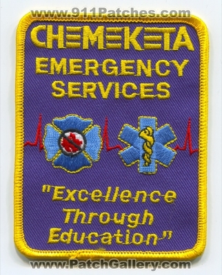 Chemeketa College Emergency Services Patch (Oregon)
Scan By: PatchGallery.com
Keywords: fire department dept. ems excellence through education