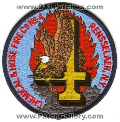 Chemical and Hose Fire Company Number 4 Patch (New York)
Scan By: PatchGallery.com
Keywords: & co. no. #4 rensselaer n.y. station