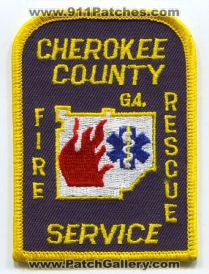 Cherokee County Fire Rescue Service Department (Georgia)
Scan By: PatchGallery.com
Keywords: dept. ga.